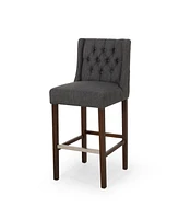 Set of 2 Counter Height Bar Stool with Backrest,Bar Chairs for Kitchen Island or Home Bar-The Pop
