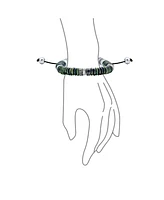 Bling Jewelry Natural Stone Chakra Bolo Bracelet Adjustable