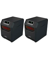 LifeSmart 4-Element Quartz Infrared Portable Electric Room Heaters (2 Pack)