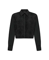 Nocturne Women's Bead Embellished Shirt