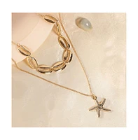 Sohi Women's The Bahamas Multi-Layer Necklace