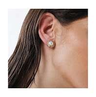 Sohi Women's The Regal Stud Earrings