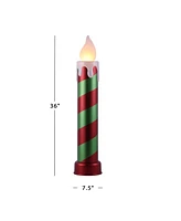 Mr. Christmas 36" Metallic Blow Mold Candle