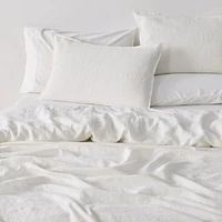 100 European Flax Linen Pillowcase Sham Set