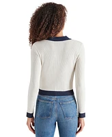 Steve Madden Women's Ayda Contrast-Tipped Cardigan