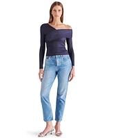 Steve Madden Women's Pacie Asymmetrical-Neck Top