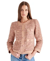 Steve Madden Women's Winter Rose Textured Jacket