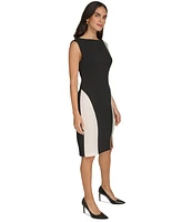 Calvin Klein Petite Colorblocked Sheath Dress