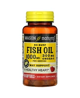 Mason Natural Fish Oil 1000 Mg No Burp Softgel, By Mason Vitamins