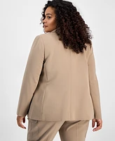 Tahari Asl Plus Two-Button Jacket