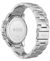 Hugo Boss Men's Chronograph Hero Stainless Steel Bracelet Watch 43mm