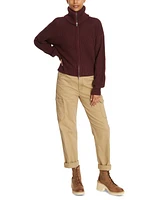 Bass Outdoor Women's Funnel-Neck Zippered Sweater
