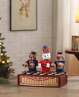 Mr. Christmas 10" Animated Bandstand Bears