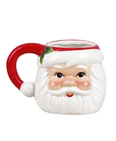 Mr. Christmas Santa Mugs and Santa Plates, Set of 4