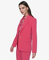 Karl Lagerfeld Paris Women's One-Button Blazer