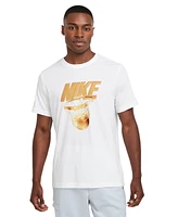 Nike Men's Dri-fit Short Sleeve Crewneck Graphic Basketball T-Shirt