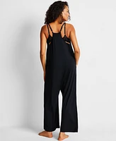 State of Day Women's Sleeveless Knit Jumpsuit, Exclusively at Macy's