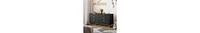 Dresser For Bedroom, Large 6 Drawer Dresser Organizer With Golden Metal Handle And Legs, Modern Chest Of Drawers, Large Dresser For Closet, Hallway, L