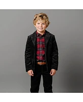 Hope & Henry Boys Organic Long Sleeve Flannel Button Down Shirt