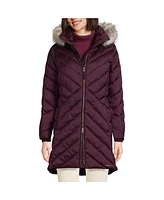 Lands' End Women's Tall Insulated Cozy Fleece Lined Winter Coat