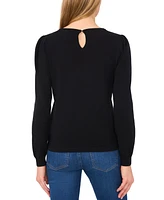 CeCe Women's Crewneck Long-Sleeve Sweater