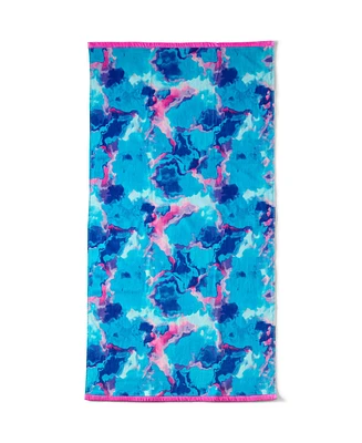 Lands' End Kids Printed Velour Beach Towel