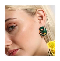Sohi Women's The Dragonfly Stud Earrings