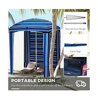 Slickblue Outdoor Umbrella - Versatile Patio Shade for Deck, Garden, and Beach Relaxation