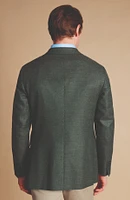 Charles Tyrwhitt Men's Twill Wool Texture Slim Fit Jacket