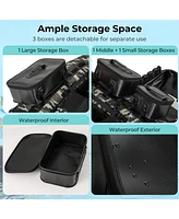Hongge Portable Fishing Boat with 3 Detachable Storage Boxes