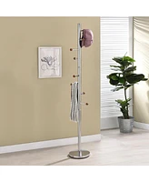 Kings Brand Furniture Wilhelm 8-Hook Coat Rack