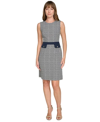 Tommy Hilfiger Women's Printed Sheath Dress