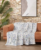 Lucky Brand Wildflower Plush Throw, 50" x 70"