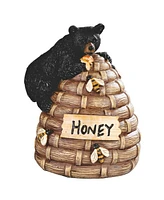 Fc Design 6"H Bear on Bee Hive Figurine Decoration Home Decor Perfect Gift for House Warming, Holidays and Birthdays