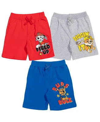Paw Patrol Boys French Terry 3 Pack Shorts
