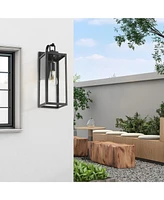 Flynama 1-Light Outdoor Hardwired Wall Sconce with No Bulb Included