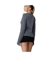 Edikted Women's Daphnee Knit Cardigan