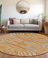 Addison Chantille Machine Washable ACN1043 8'x8' Round Area Rug