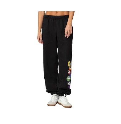 Edikted Women's Billiard Oversized Sweatpants