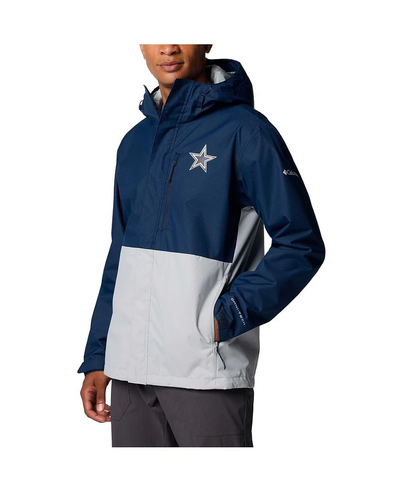 Columbia Men's Navy/Silver Dallas Cowboys Field Bound Omni-Shield Full Zip Jacket