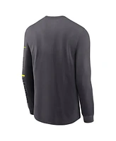 Nike Men's Anthracite New Orleans Saints Volt performance Long Sleeve T-shirt