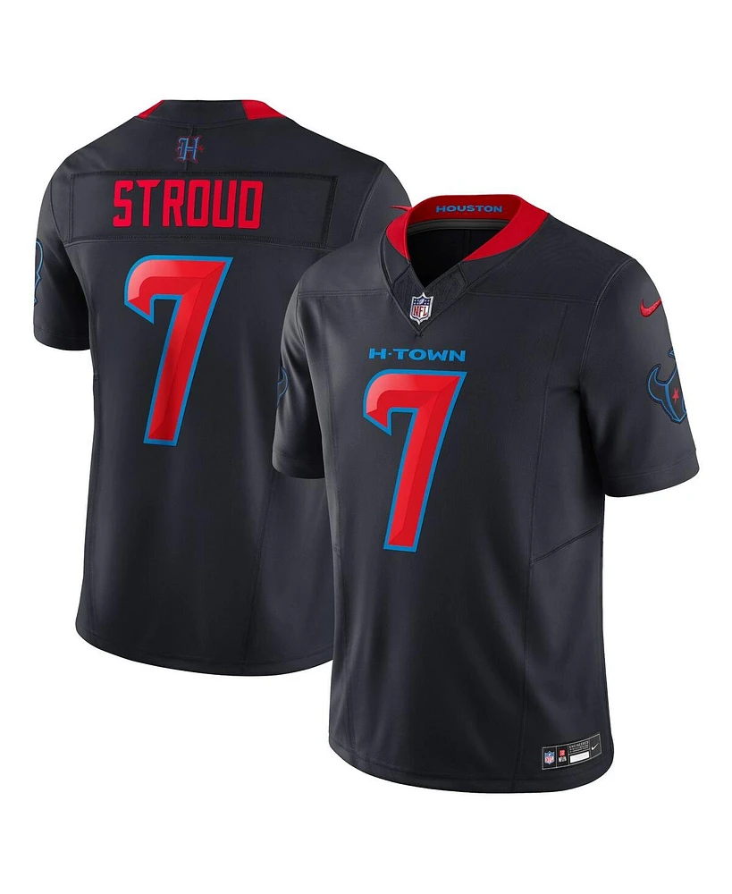 Nike Men's C.j. Stroud Navy Houston Texans 2nd Alternate Vapor F.u.s.e. Limited Jersey