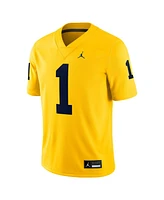 Jordan Men's 1 Maize Michigan Wolverines Alternate Game Jersey