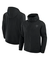 Fanatics Men's and Women's Black Chicago Bears Front Office Full-Zip Hoodie