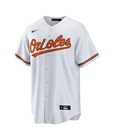 Nike Men's Cal Ripken Jr. White Baltimore Orioles Throwback Replica Player Jersey