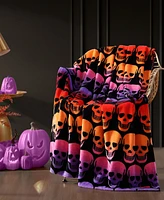 Betsey Johnson Halloween Ultra Soft Plush Fleece Throw, 70" X 50"