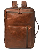 Fossil Men's Buckner Leather Convertible Backpack