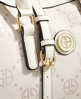 Giani Bernini Monogram Signature Dip Small Satchel, Created for Macy's