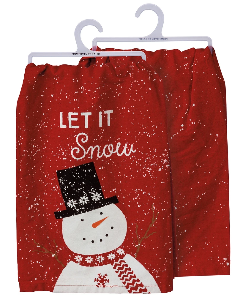 Primitives by Kathy Let It Snow Nordic Kitchen Towel