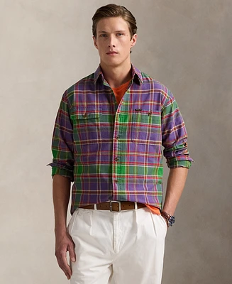 Polo Ralph Lauren Men's Classic-Fit Plaid Oxford Workshirt